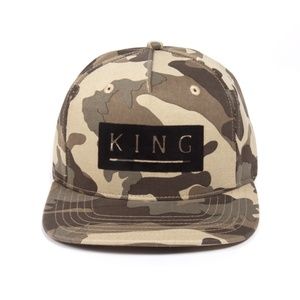 King Apparel Manor Camo Snapback Hat